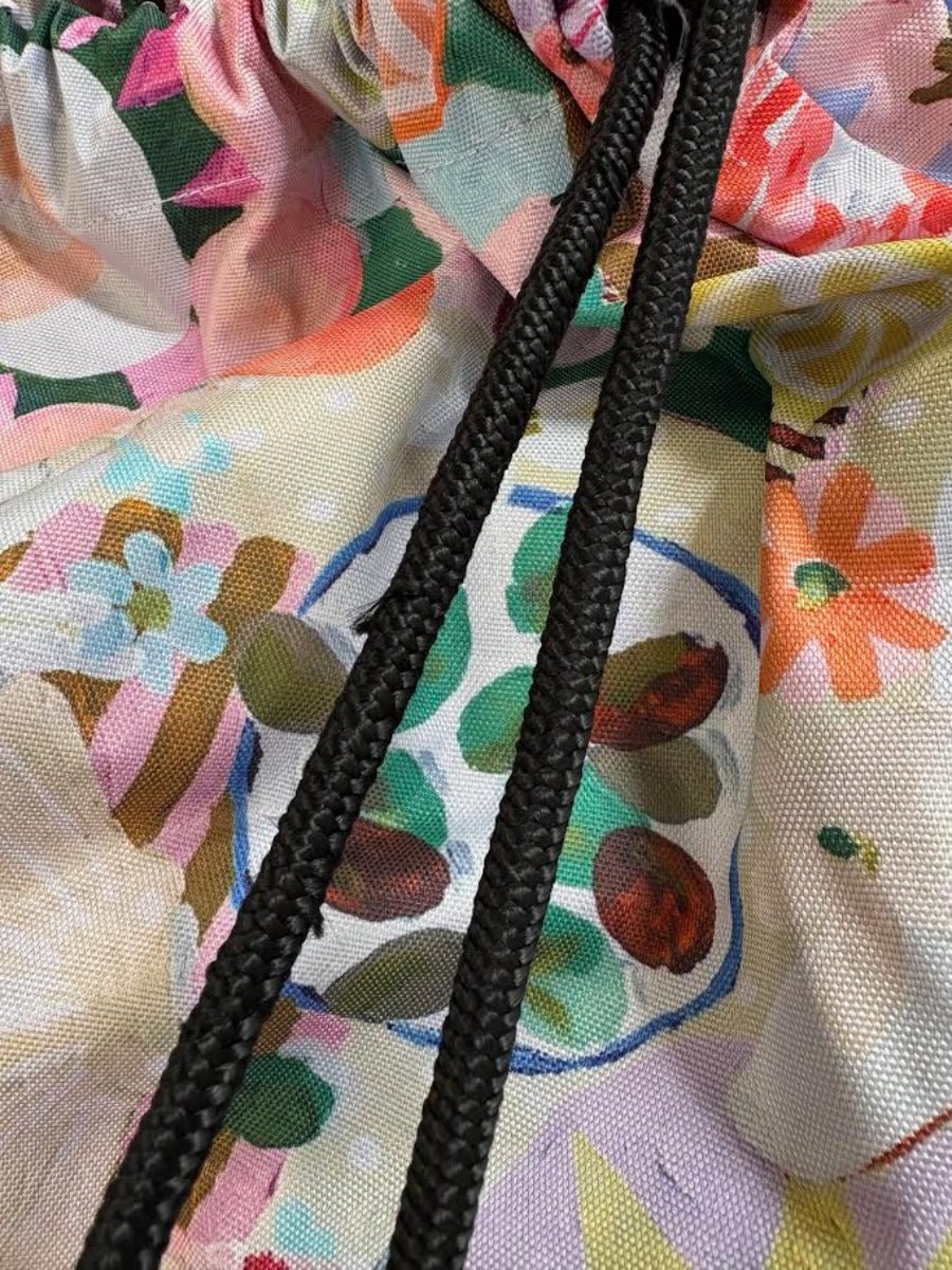 Sample Sale 30/#5 Summer Graze Really Big Picnic Rug and Backpack Set - Umbrella Hole Version