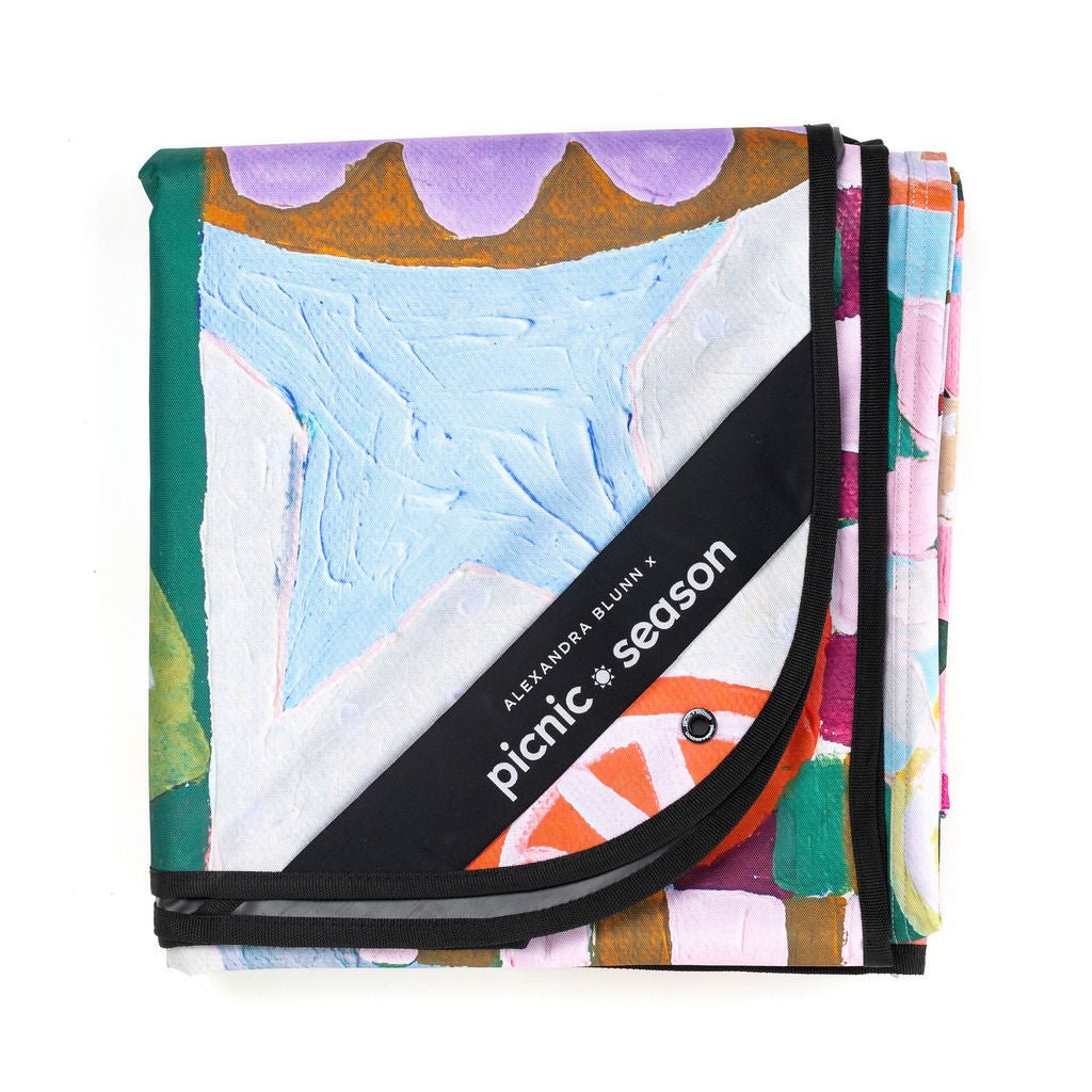 Summer Graze Really Big Picnic Rug and Backpack Set