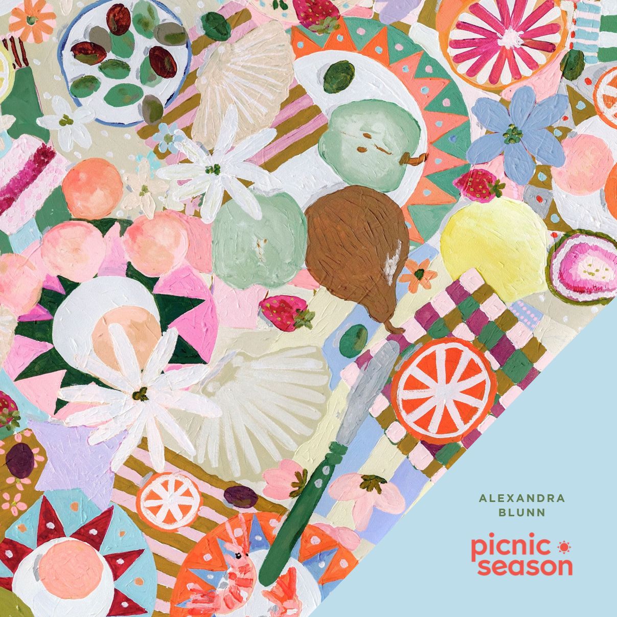 PRE ORDER - Summer Graze Really Big Picnic Rug and Backpack Set