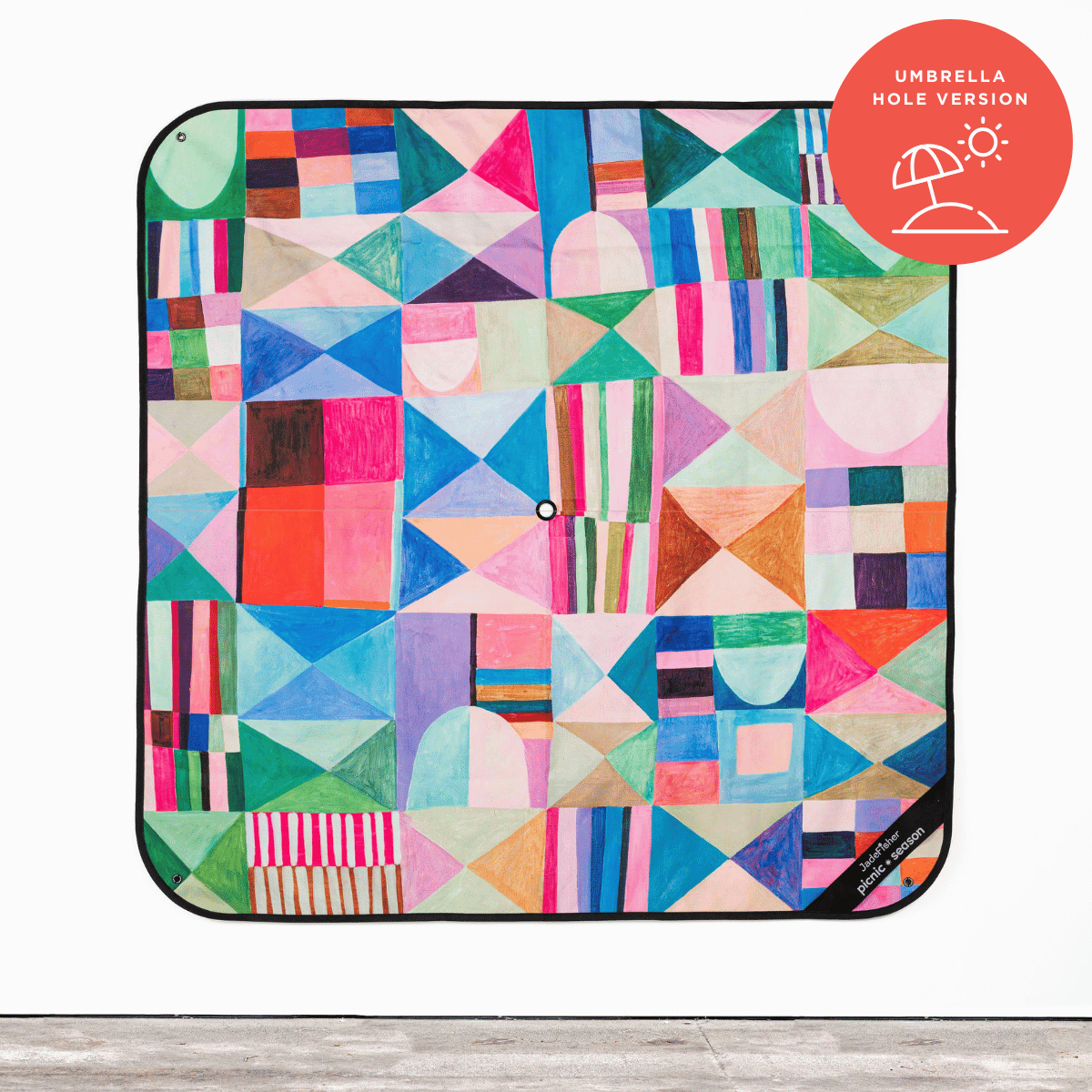 Daydreamer Really Big Picnic Rug and Backpack Set - Umbrella Hole Version