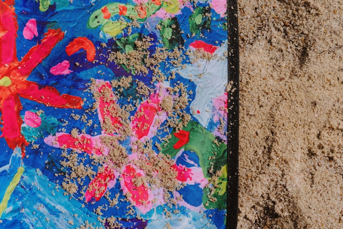 Rhinestone Cowboy Really Big Picnic Rug and Backpack Set - Umbrella Hole Version