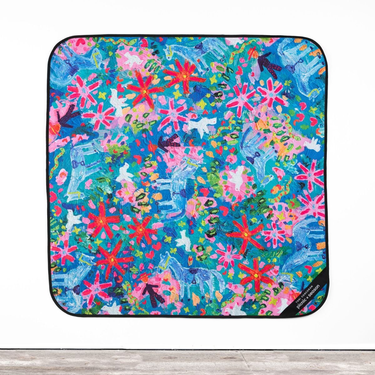 Sample Sale 29/#14 Rhinestone Cowboy Really Big Picnic Rug and Wild Mint + Rubygems Backpack Set