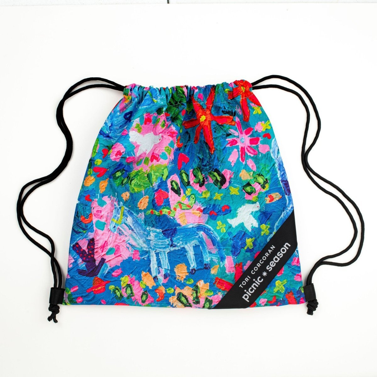 Sample Sale 29/#288 Rhinestone Cowboy Really Big Picnic Rug and Backpack Set - Umbrella Hole Version