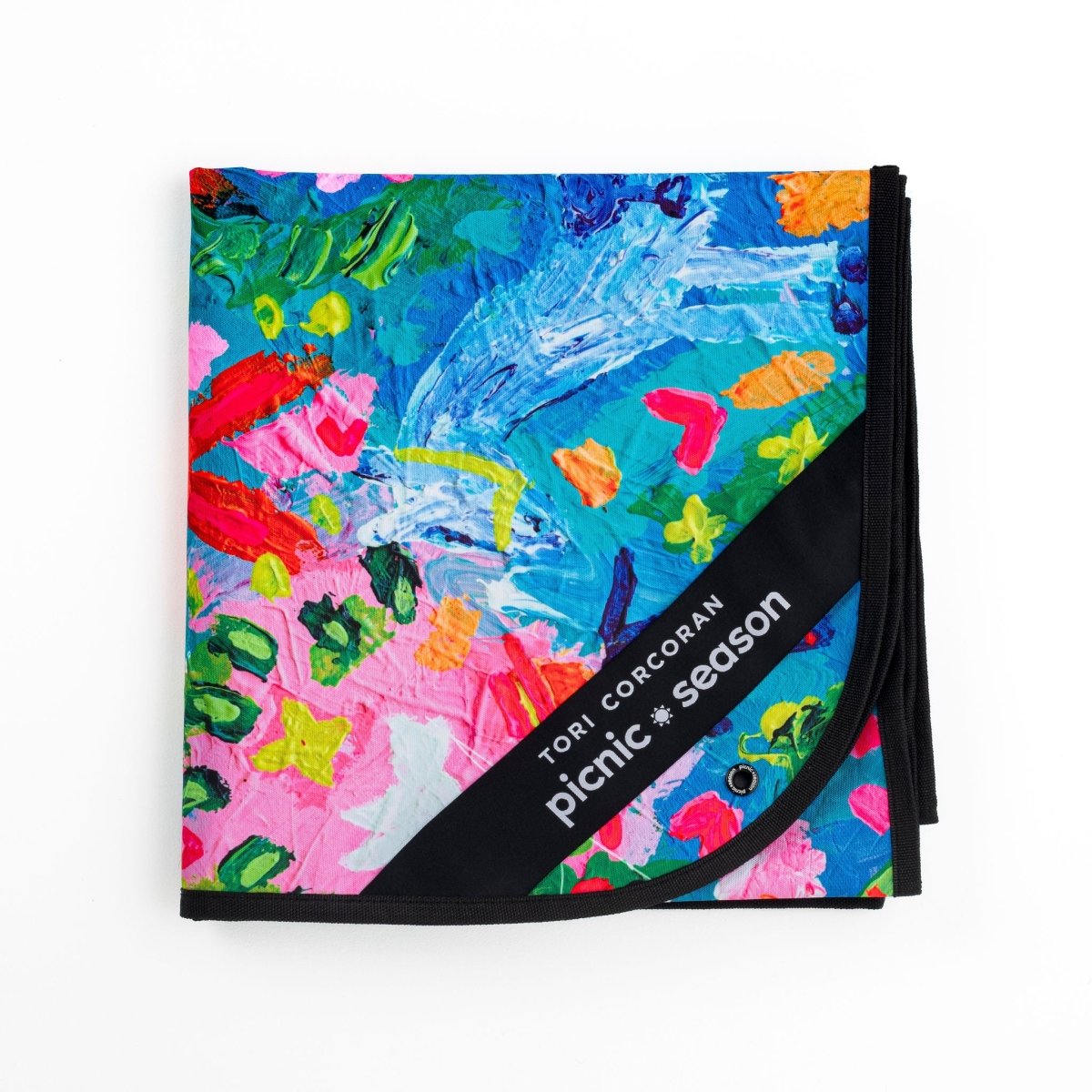 Rhinestone Cowboy Really Big Picnic Rug and Backpack Set - Umbrella Hole Version