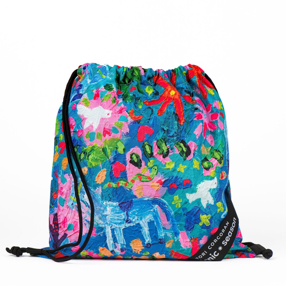 Rhinestone Cowboy Really Big Picnic Rug and Backpack Set - Umbrella Hole Version