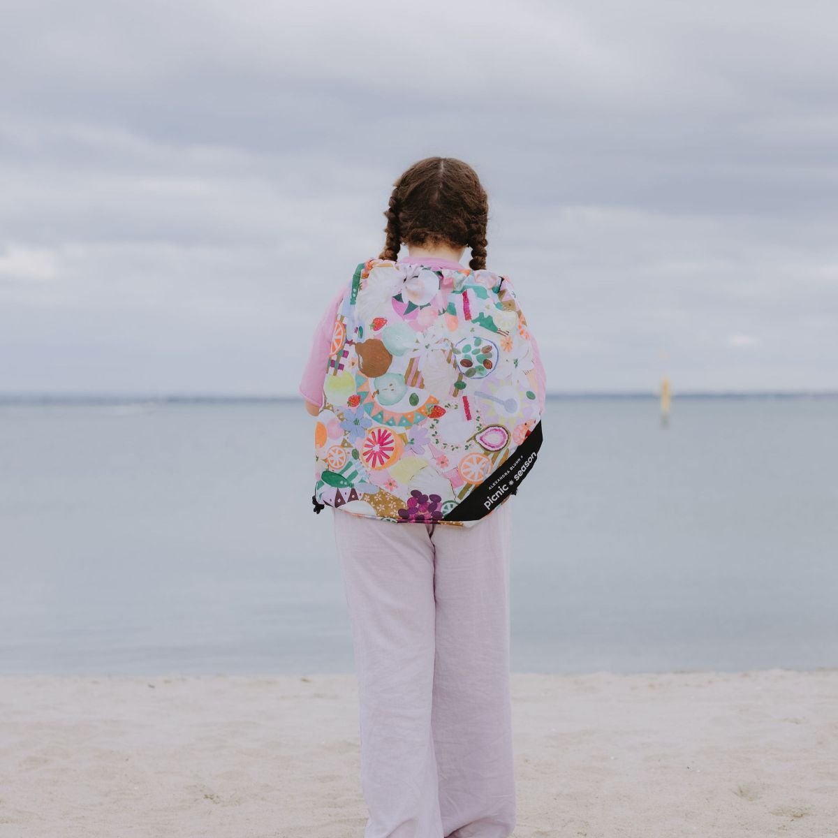 PRE ORDER - Summer Graze Really Big Picnic Rug and Backpack Set - Umbrella Hole Version