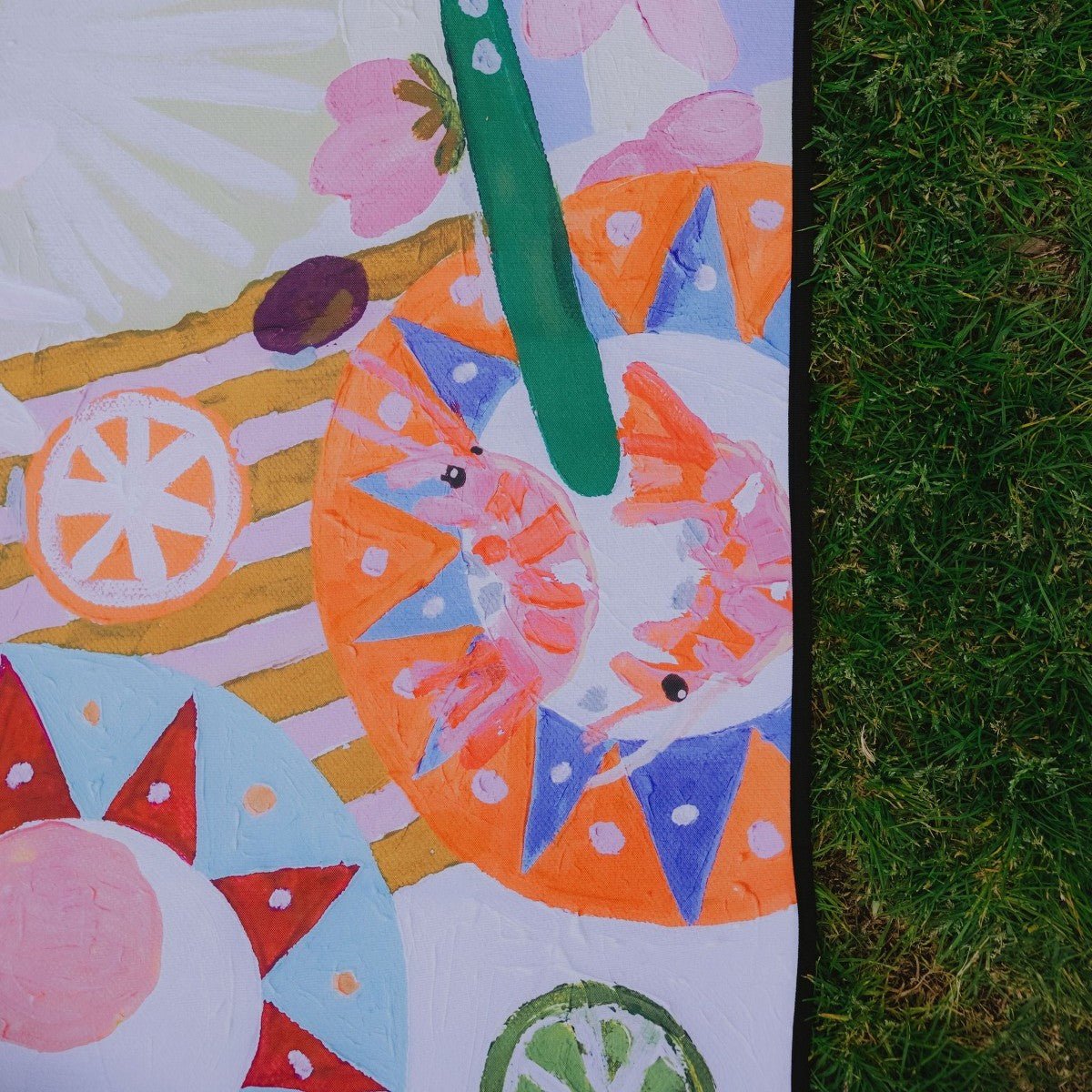 PRE ORDER - Summer Graze Really Big Picnic Rug and Backpack Set - Umbrella Hole Version