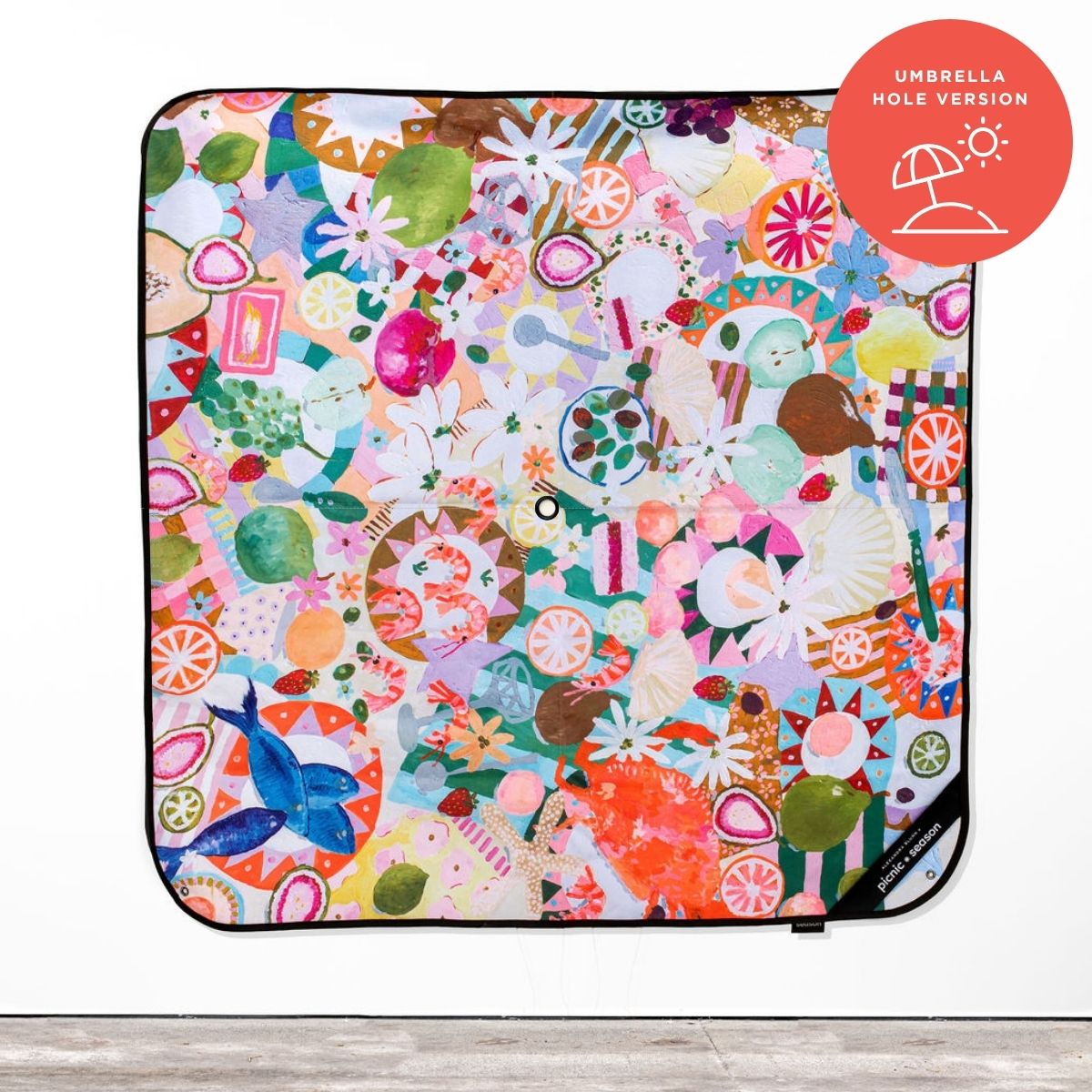 PRE ORDER - Summer Graze Really Big Picnic Rug and Backpack Set - Umbrella Hole Version