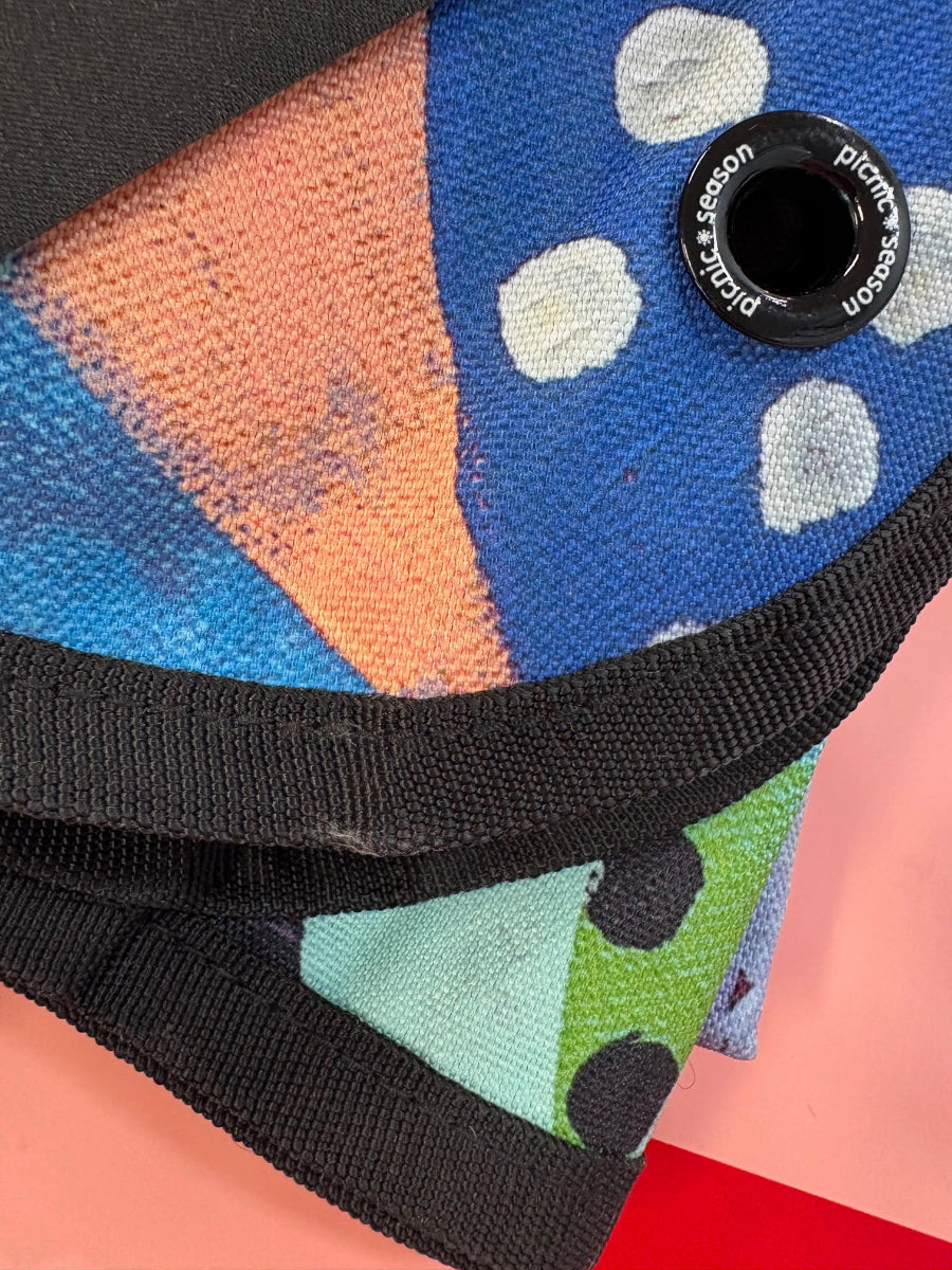 Sample Sale 2/#999 Meadow + Moondust Really Big Picnic Rug and Backpack Set