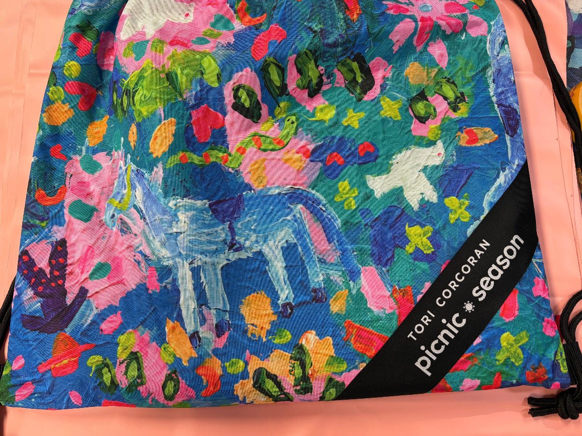 Sample Sale 29/#8 Rhinestone Cowboy Really Big Picnic Rug and Backpack Set
