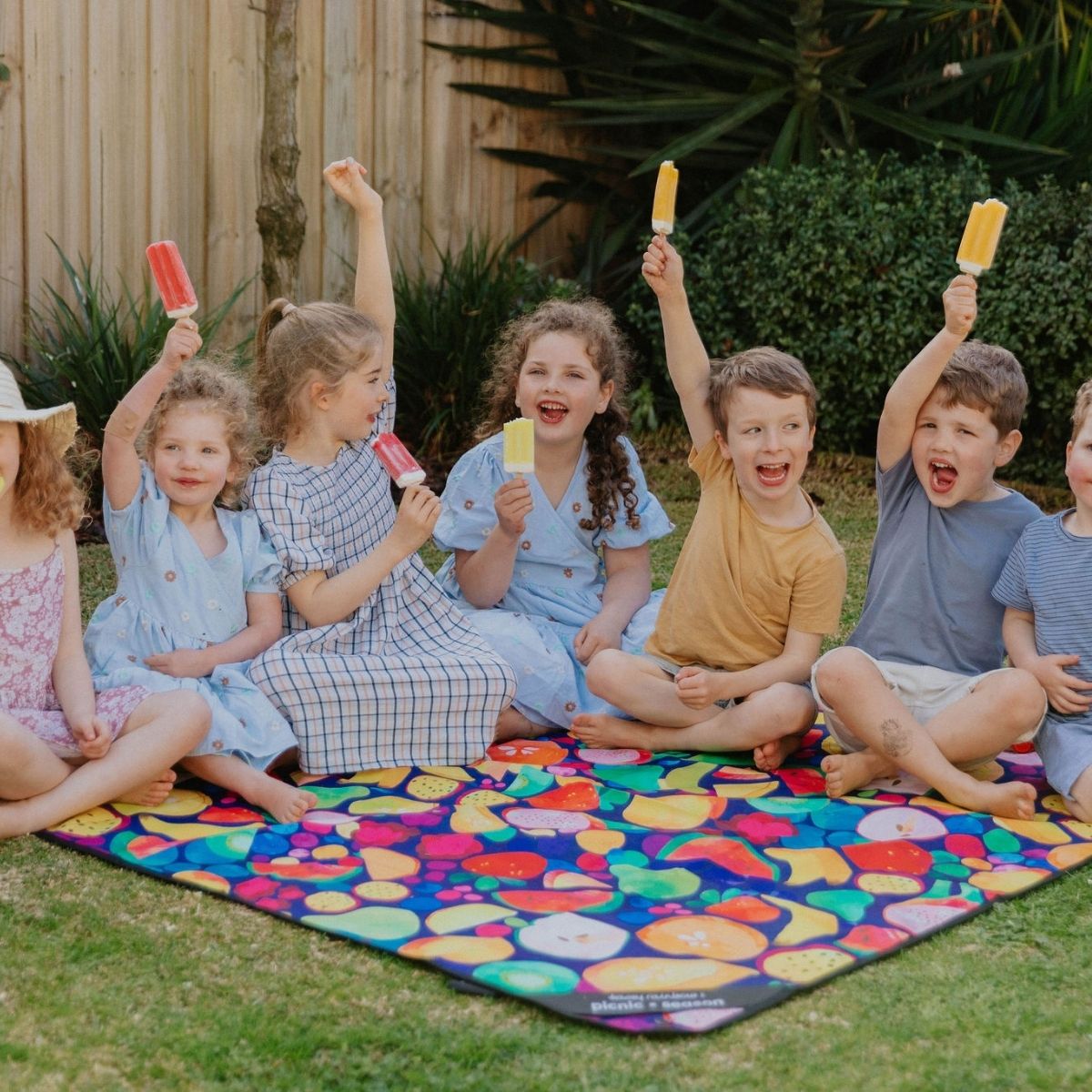 Fruit Salad Everyday Picnic Rug and Backpack Set