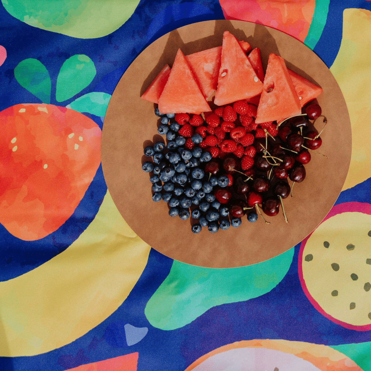 Fruit Salad Everyday Picnic Rug and Backpack Set