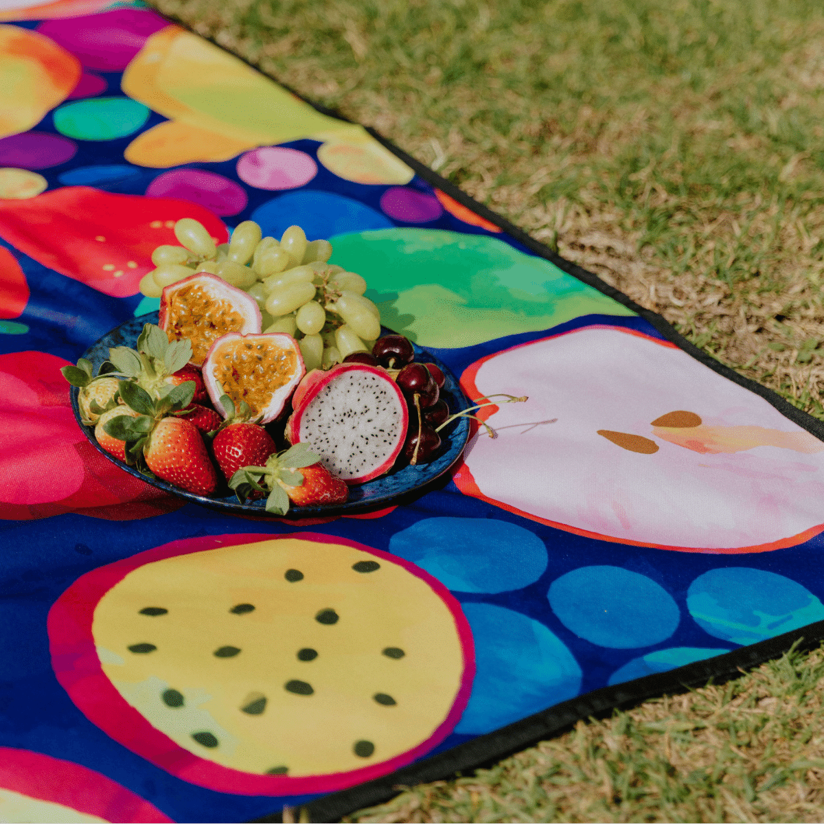FRUIT SALAD REALLY BIG PICNIC RUG AND BACKPACK SET