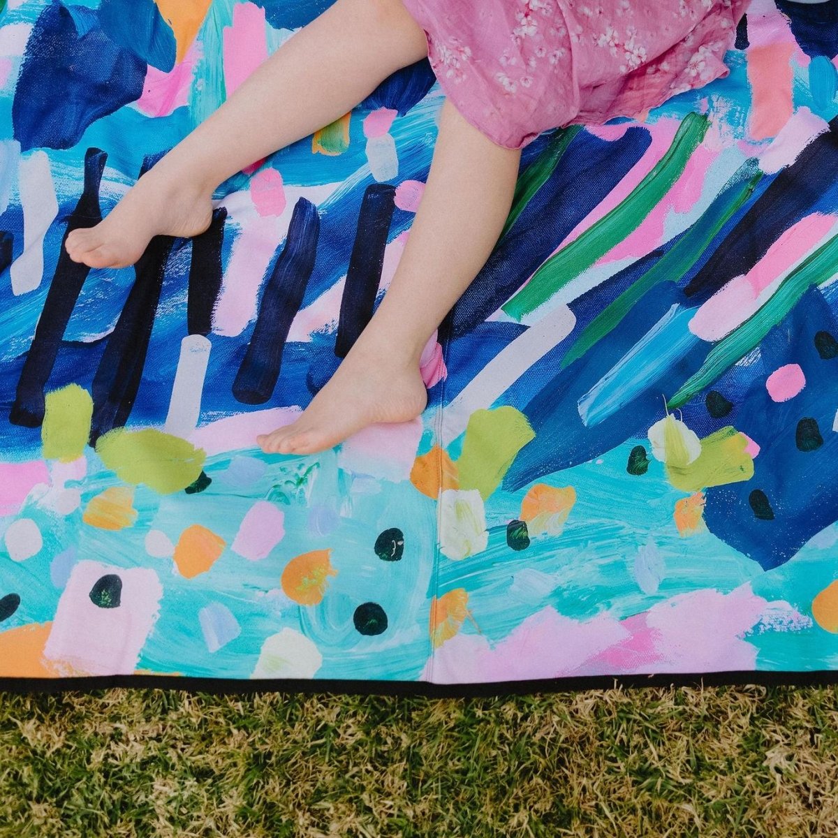 Jumble Really Big Picnic Rug and Backpack Set - Picnic Season