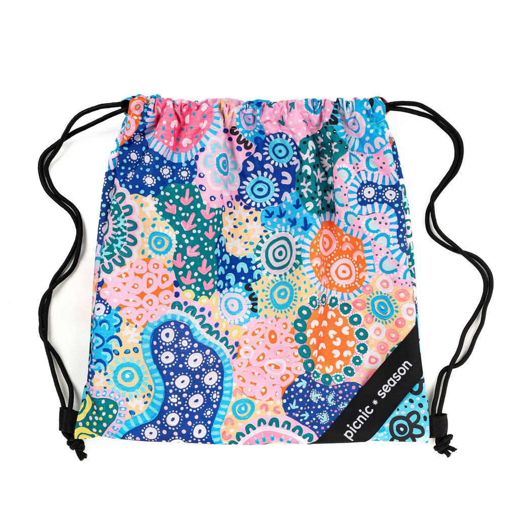 Togetherness Really Big Picnic Rug and Backpack Set - Umbrella Hole Version