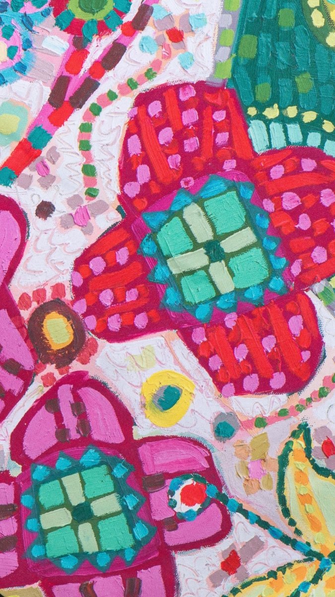 Rosy Posy Really Big Picnic Rug and Backpack Set - Picnic Season