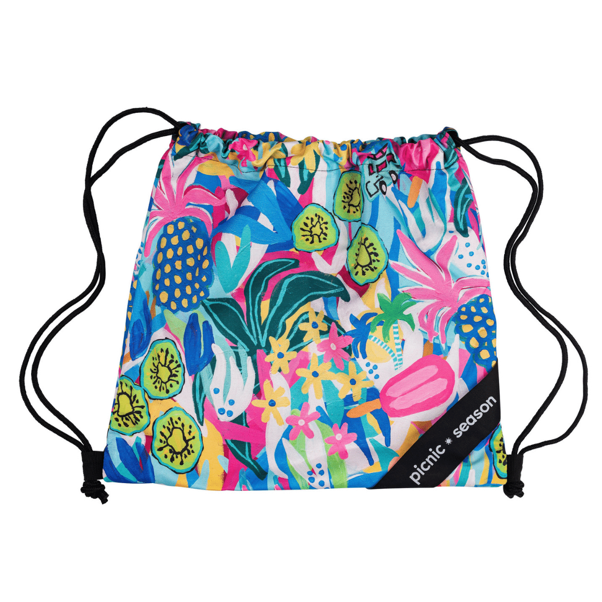 Road Trips + Pineapple Spritz Really Big Picnic Rug and Backpack Set