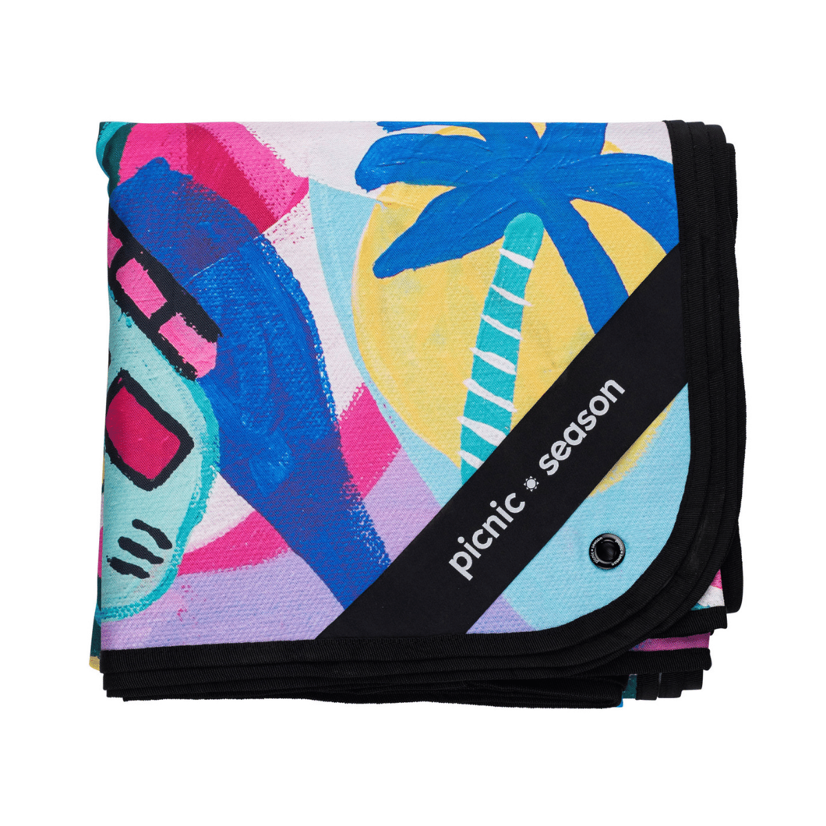 Road Trips + Pineapple Spritz Really Big Picnic Rug and Backpack Set
