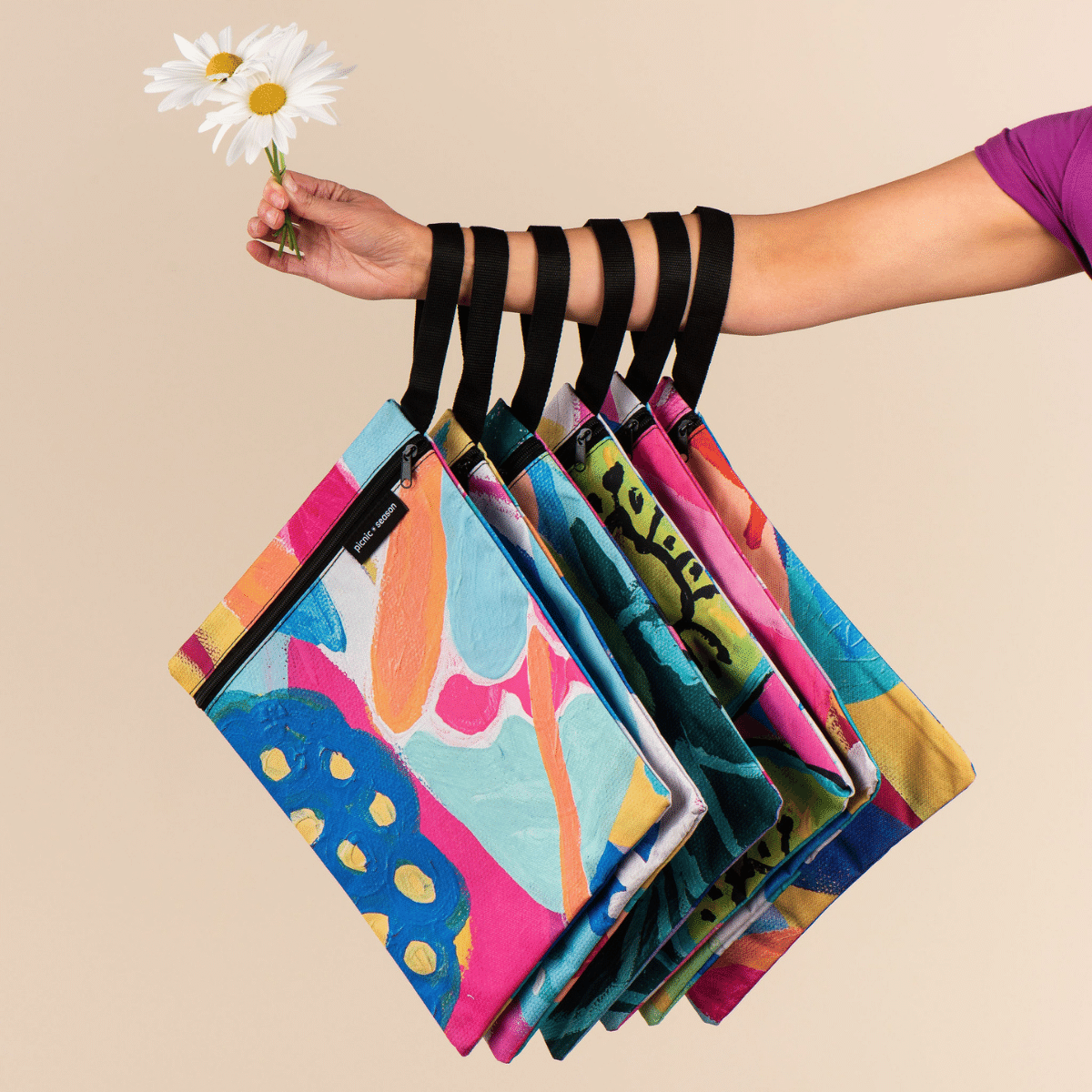 Sample Sale 1/#444 Road Trips + Pineapple Spritz Wet Things Bag - Picnic Season