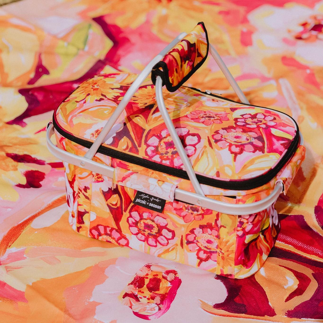 Zinnia Really Cool Picnic Basket - Picnic Season