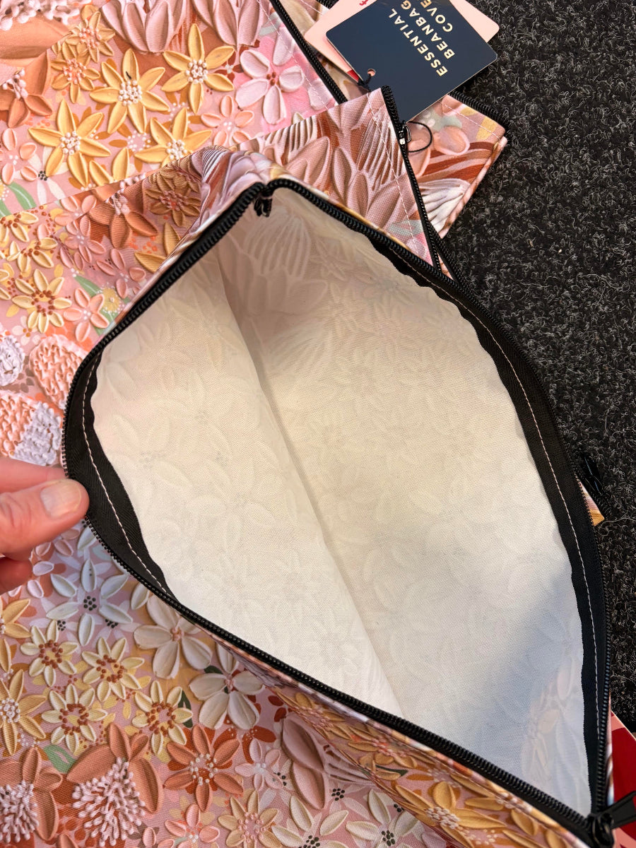 Sample Sale 27/#26 Vanilla Latte Multi-Purpose Zipped Storage Case