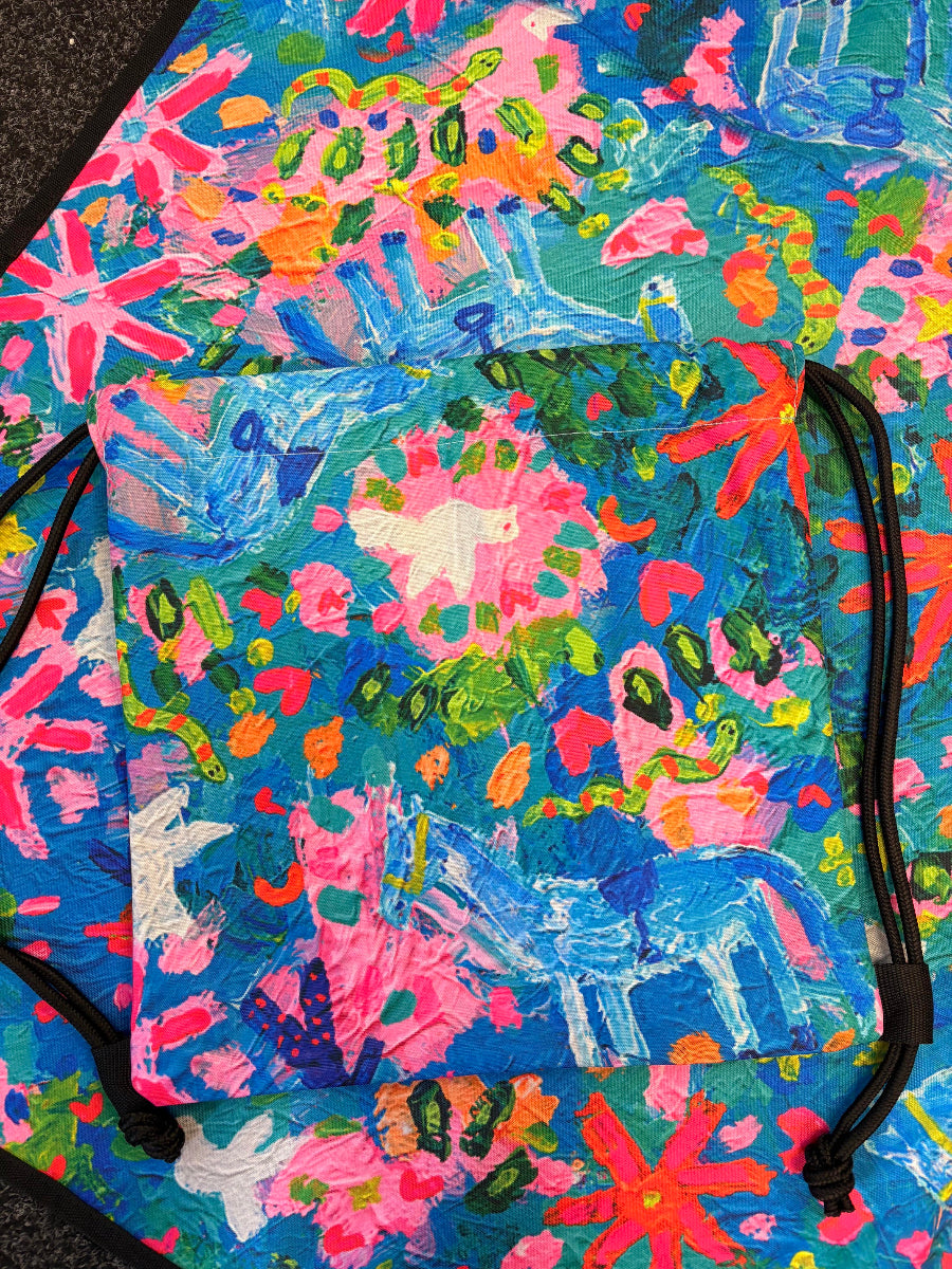 Sample Sale 29/#11 Rhinestone Cowboy Everyday Picnic Rug and Backpack Set