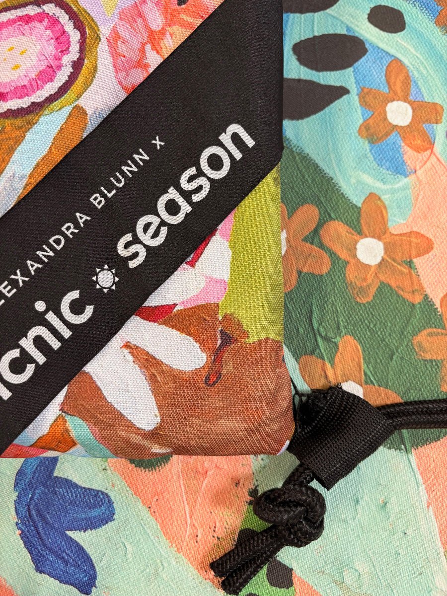 Sample Sale 30/#177 Summer Graze Really Big Picnic Rug and Backpack Set