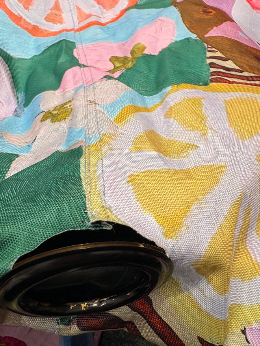 Sample Sale 30/#19 Summer Graze Really Big Picnic Rug and Backpack Set - Umbrella Hole