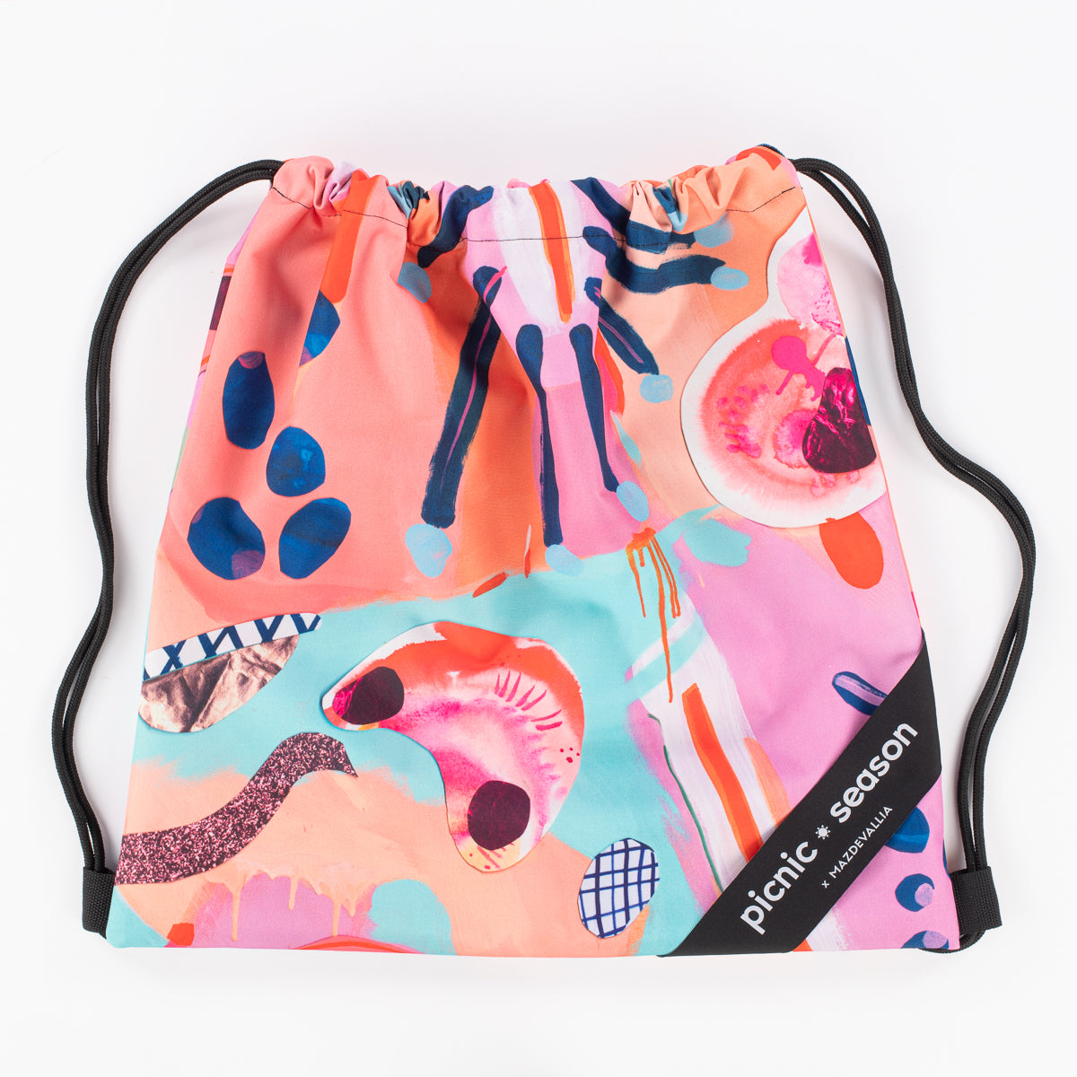 SUMMERSET PEACH REALLY BIG PICNIC RUG & backpack set