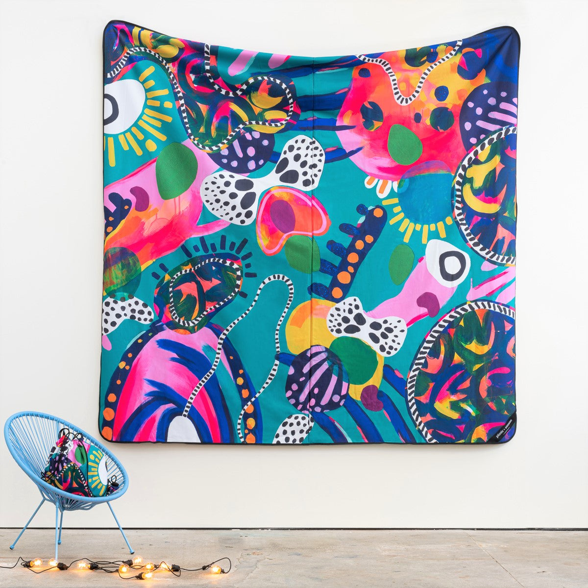 WILD MINT AND RUBYGEMS REALLY BIG PICNIC RUG