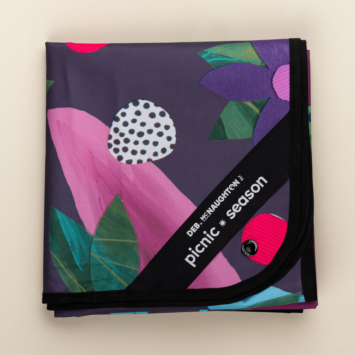 FLOWER POWER EVERYDAY PICNIC RUG AND BACKPACK SET