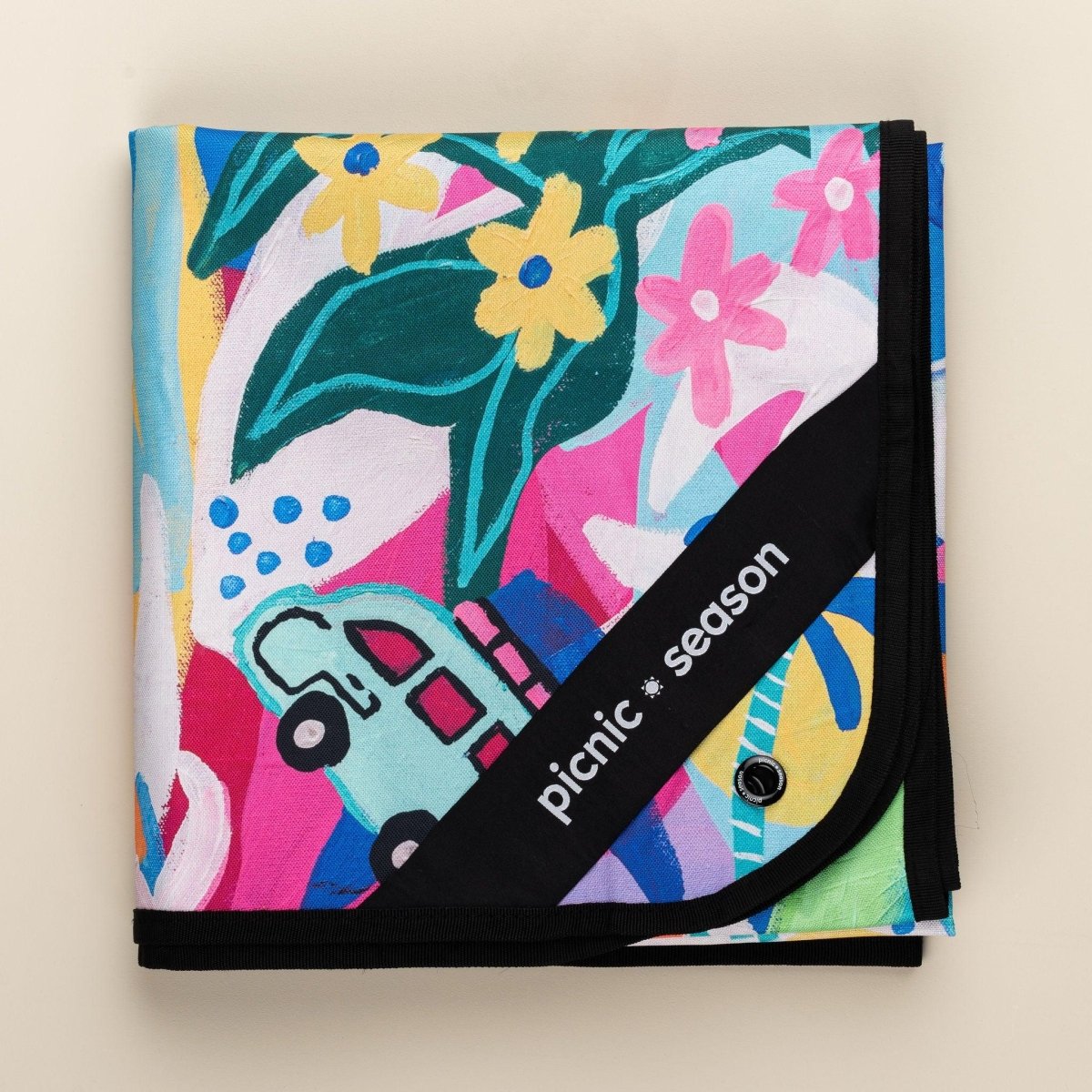 Road Trips + Pineapple Spritz Everyday Picnic Rug And Backpack Set - Picnic Season