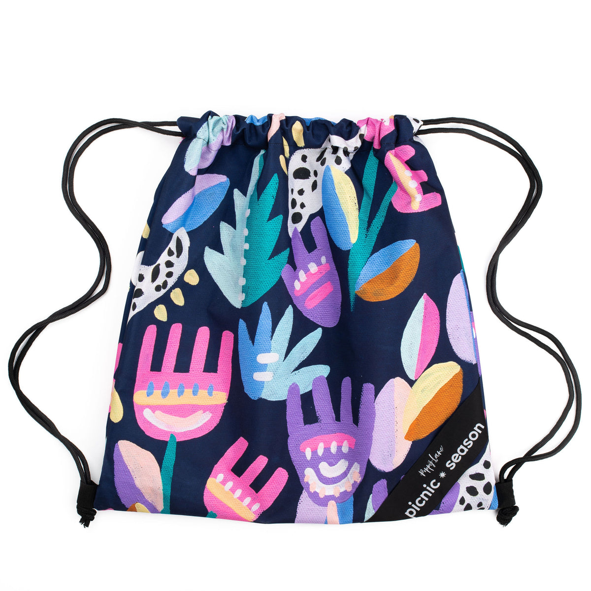 Navy Native Really Big Picnic Rug and Backpack Set