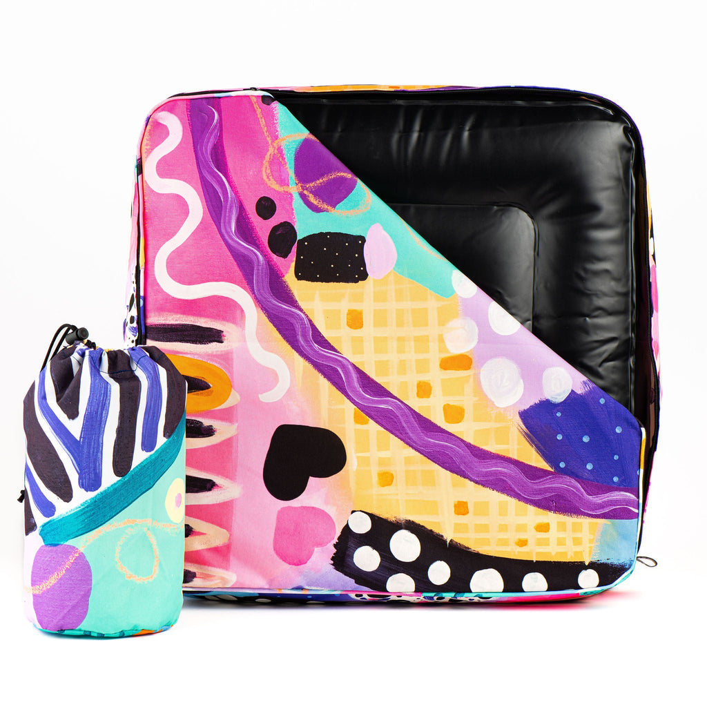 Sample Sale 4/#222 Picnic Pillow - Moon Safari