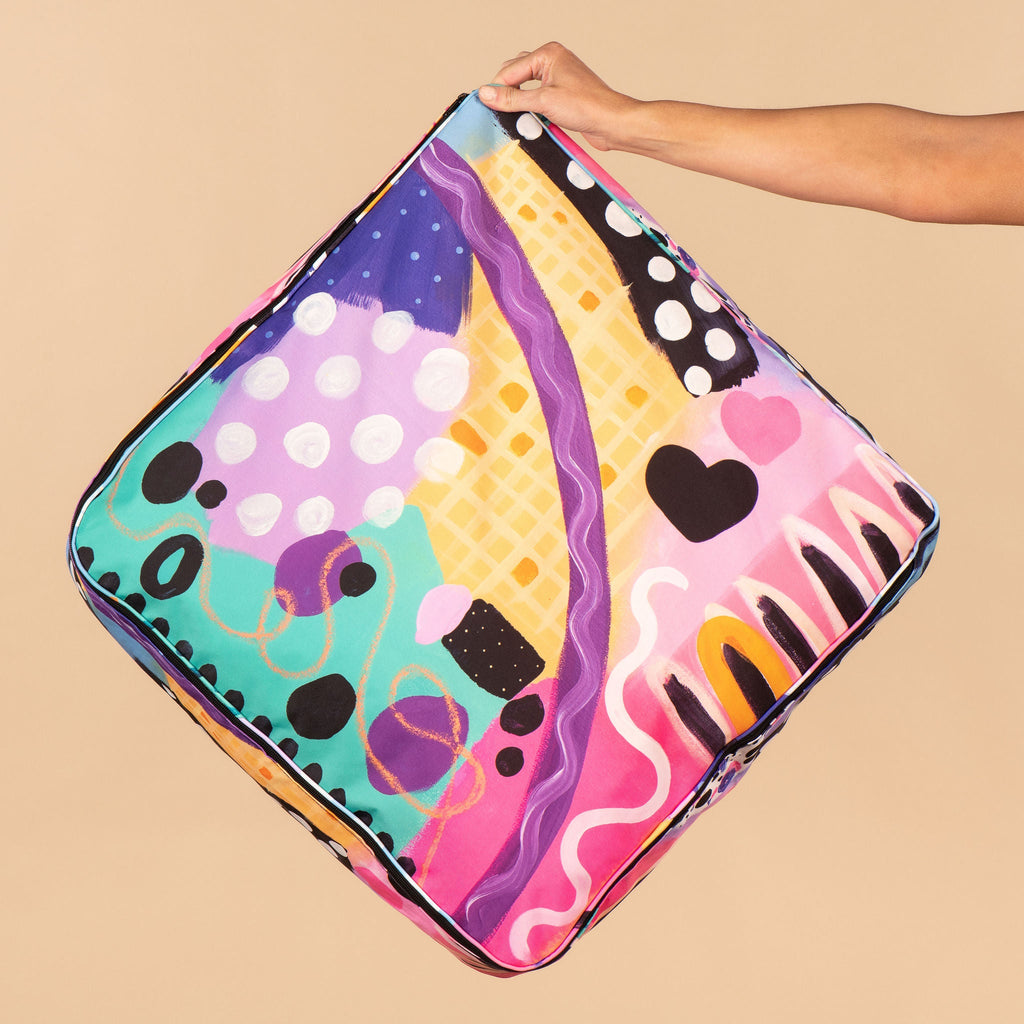 Sample Sale 4/#222 Picnic Pillow - Moon Safari