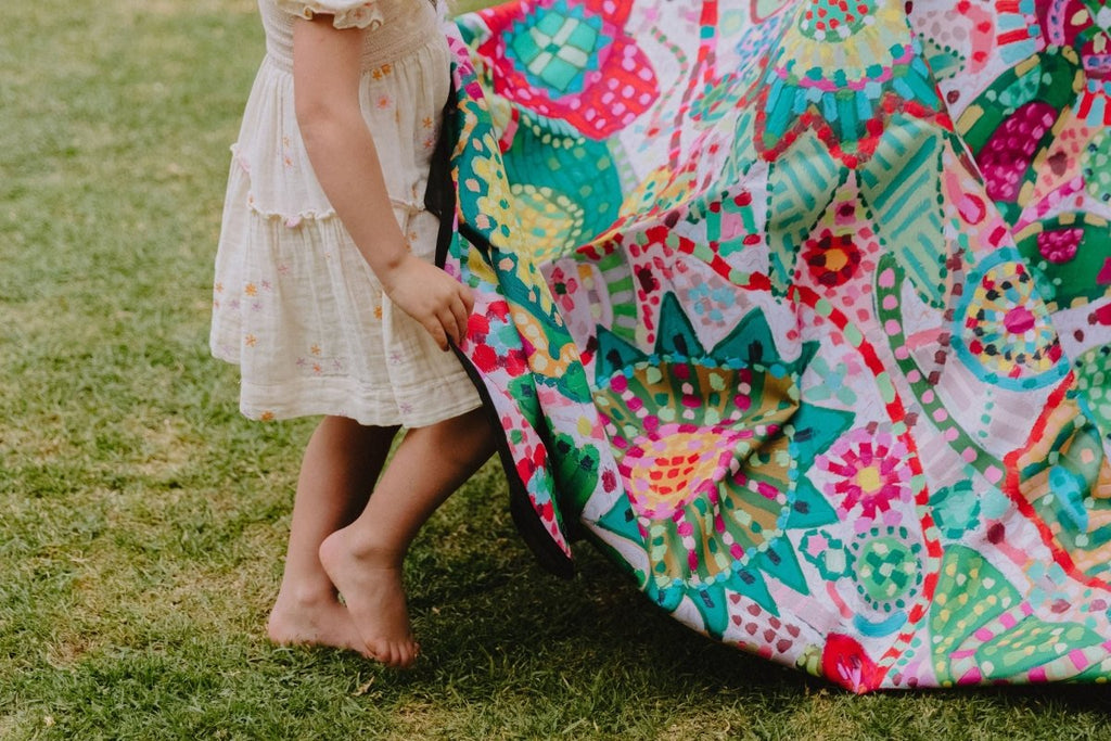 Rosy Posy Everyday Picnic Rug and Backpack Set - Picnic Season