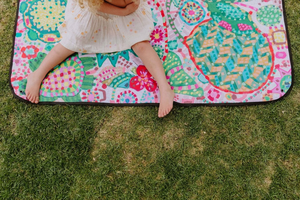 Rosy Posy Everyday Picnic Rug and Backpack Set - Picnic Season