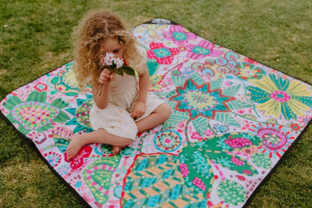 Rosy Posy Everyday Picnic Rug and Backpack Set - Picnic Season