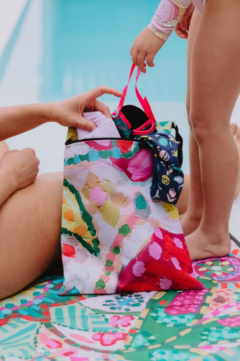 Rosy Posy Wet Things Bag - Picnic Season