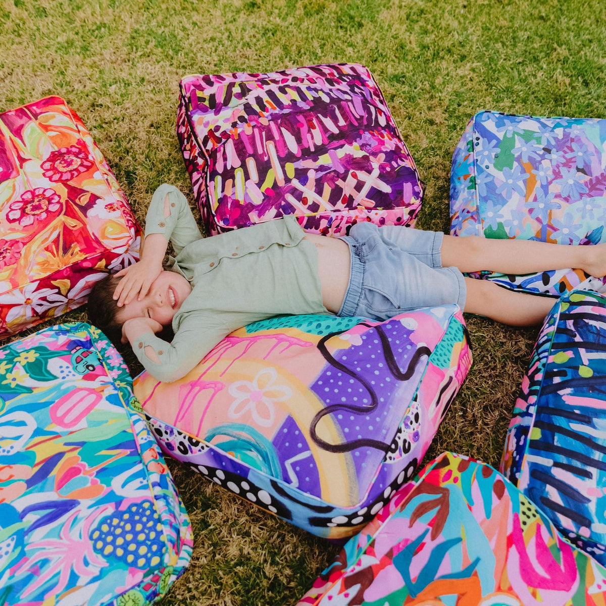 Picnic Pillow - Petal Party