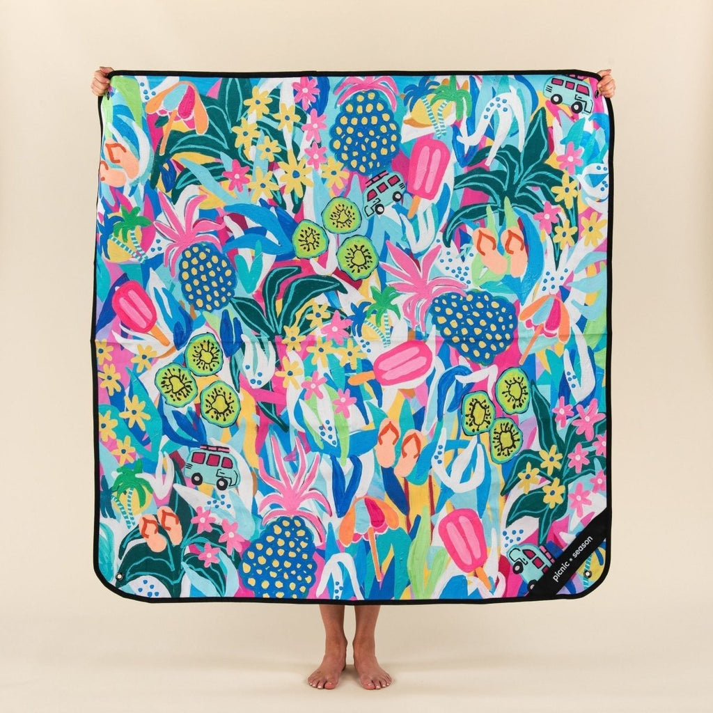 Sample Sale 1/#89 Road Trips + Pineapple Spritz Everyday Picnic Rug and Backpack Set
