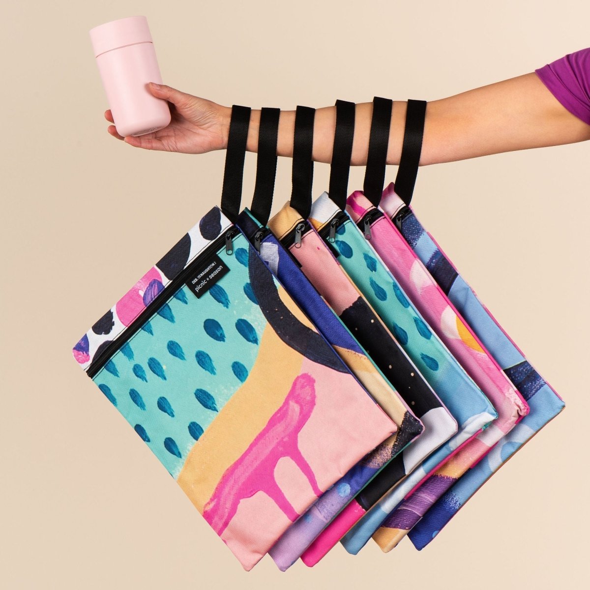Sample Sale 4/#444 Moon Safari Wet Things Bag - Picnic Season